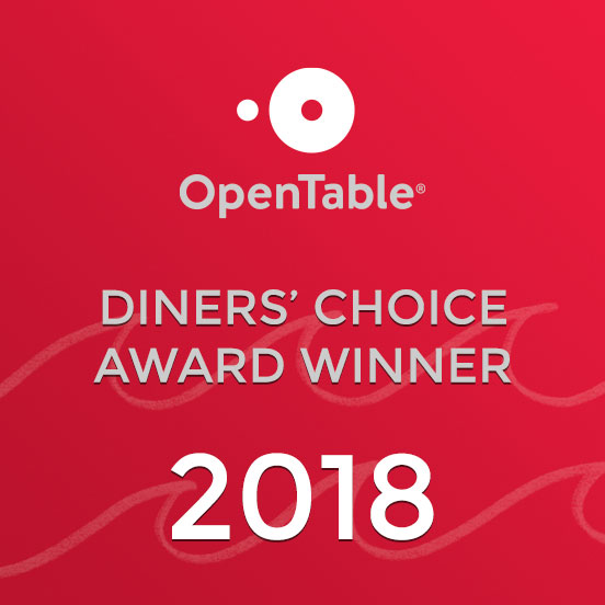 Diner's Choice Award Winner 2015